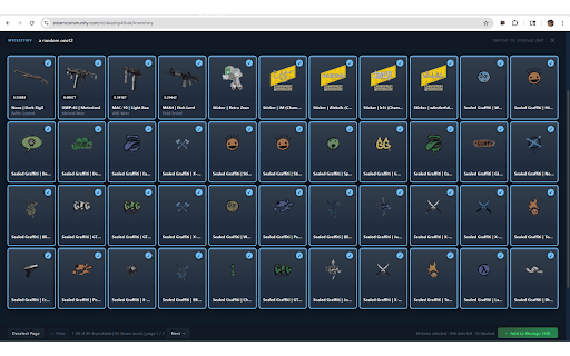CS2 Storage Unit Manager :: CS2 storage unit manager with deposit, withdraw, rename and various other storage and in game features