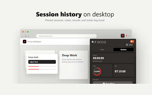 Focus Alarm Timer :: A compact productivity timer with Chrome alarm notifications.