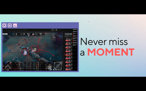 VOD Marker :: Add colored markers and notes to videos for VOD review on YouTube and Twitch.