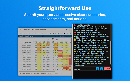 Stratusphere UX - AI Insights :: AI-powered insights, recommendations, and plain-English explanations for Stratusphere UX diagnostics data. Requires API key.