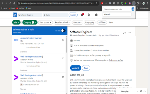 LinkedIn Company Filter :: Addon filter for LinkedIn company search