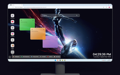 Silver Surfer Wallpaper :: Epic Silver Surfer wallpaper featuring the cosmic Marvel hero surfing through space and galaxies.
