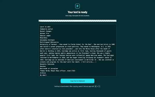 PegShot - Custom Shape Screenshots, Text Extraction, Redaction & PDF Export :: Capture custom-shape screenshots, extract text, redact sensitive data, copy to clipboard, and export webpage selections as PDF.