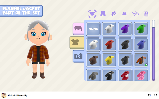 3D Chibi Dress-Up - Customize hairstyles, outfits, and colors! :: Create your own chibi characters in this cute 3D dress-up game, available offline for free!