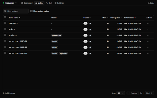 IndexLens :: Elasticsearch viewer with encrypted credential storage