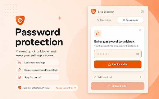 Site Blocker :: Use Site Blocker to block websites on chrome and stay focused with a pomodoro timer app and focus timer for productivity