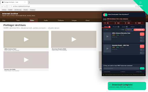 Video Downloader From Anywhere™ :: Download videos from popular video websites quickly and easily. Save the most popular video formats like mp4 and m3u8.