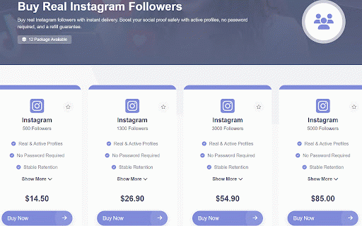 Buy Instagram Followers - MyInstaFollow :: Automatically bookmarks MyInstaFollow's Buy Instagram Followers page for easy follower purchases and faster Instagram growth.