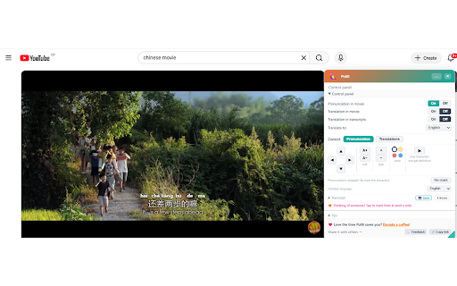 Polili — Pronunciation Everywhere :: Live pinyin + translation on Chinese video subtitles — YouTube, Bilibili & more. Reads burned-in subs with on-screen OCR.