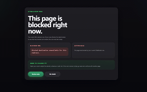 Yet Another Site Blocker :: Website Blockers suck. This one doesn't. No ads, no subscription, no popups, no BS. Just block websites and get on with your life.