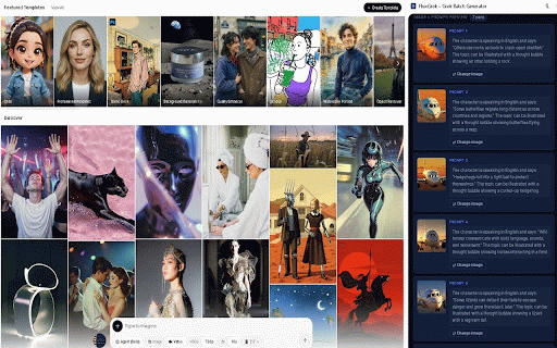 FluxGrok – Grok Batch Generator :: Automate bulk image & video generation on Grok.com. Queue prompts, attach reference images, and download everything automatically.
