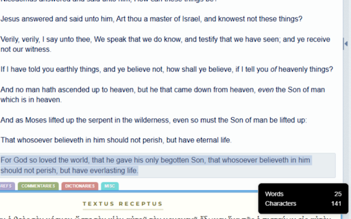 Highlighted Words Counter :: A floating word counter that shows the word count of highlighted text