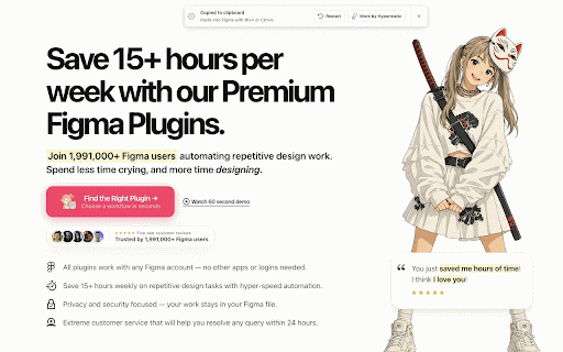 Weblify: Copy Websites to Figma - Free & Private :: Copy webpages or selected elements into Figma as editable layers. Free, private, and no Figma plugin required.