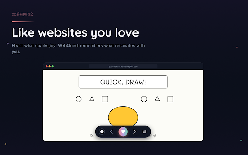 WebQuest – AI Web Discovery :: WebQuest is an AI-powered explorer that finds hidden corners of the internet tailored to your tastes. Discover more of the web.