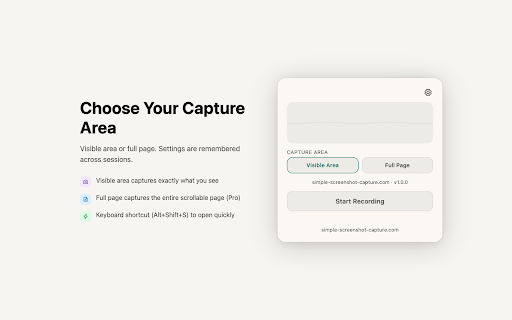Simple Screenshot Capture :: Take a screenshot of your browser tab and save it as a PNG file.