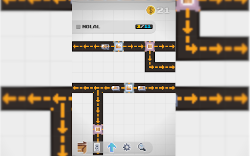PACK :: A small Chrome extension game where you create a factory to PACK packages!