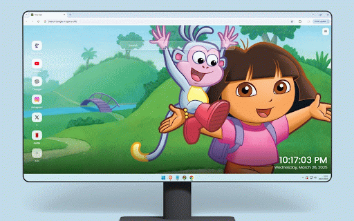 Dora Wallpaper :: Explore your new tab with fun Dora the Explorer wallpapers, featuring vibrant adventures!