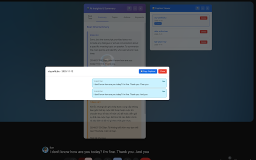 MeetAI - Google Meet, Zoom, or Teams AI Assistant :: Google Meet, Zoom, or Teams AI Assistant - Your intelligent meeting companion.Summarizes helps you remember every important detail