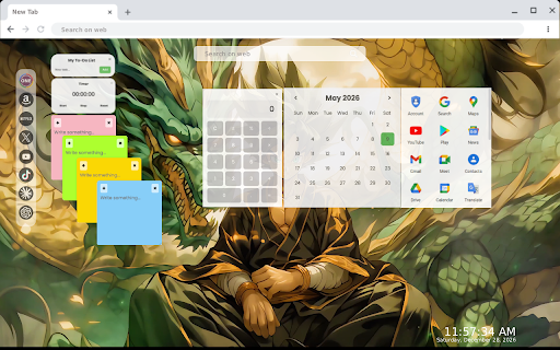 Goku and Shenron Live Wallpaper New Tab :: Goku and Shenron Live Wallpaper New Tab - Live HD video wallpaper for your Chrome new tab.