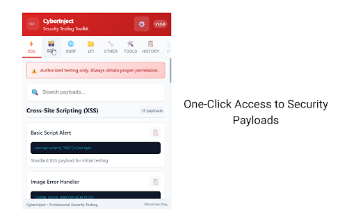 CyberInject :: Professional security testing toolkit for ethical hackers and penetration testers