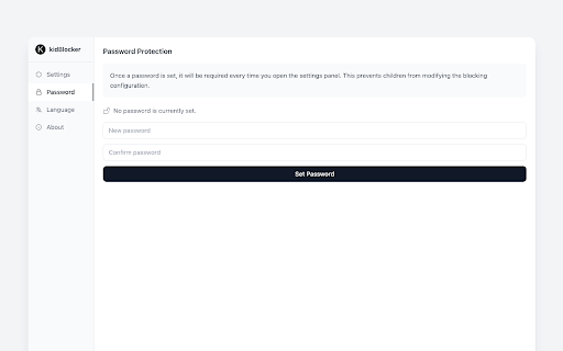 kidBlocker :: Block sites for your children