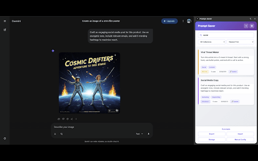 Prompt Saver :: Save and manage your chatbot prompts efficiently