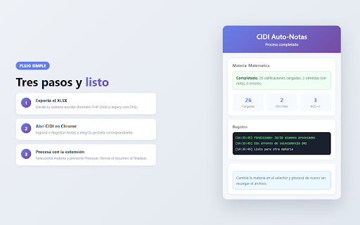 Rocket CIDI :: Carga masiva de calificaciones en CIDI desde XLSX (IEM — con DNI o solo Alumno)