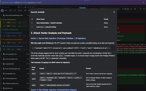 rep :: rep+ - Capture, modify, and replay HTTP requests in Chrome DevTools with AI-powered security analysis.