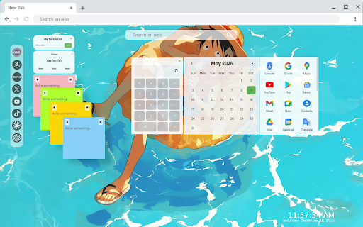 Luffy's Summer Break Live Wallpaper :: Experience Luffy's adventures with this live HD wallpaper featuring vibrant visuals and dynamic scenes inspired by his summer e...