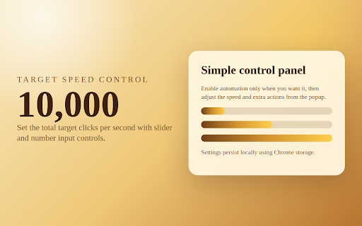 Cookie Clicker Auto Clicker :: A simple and reliable auto clicker for Cookie Clicker with controls for the big cookie, golden cookies, reindeer, and wrinklers.