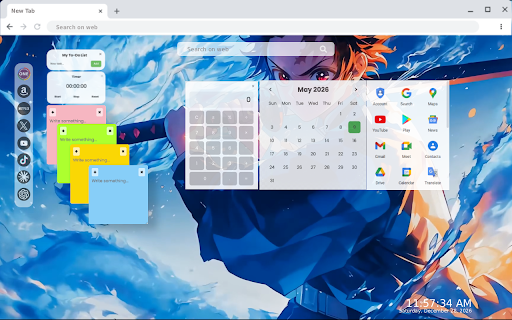 Tanjiro Water Dragon Live Wallpaper New Tab :: Tanjiro Water Dragon Live Wallpaper New Tab - Live HD video wallpaper for your Chrome new tab.