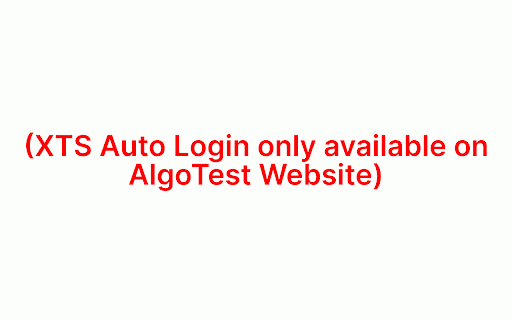 Auto Broker Login - XTS :: XTS Auto Login Chrome Extension by AlgoTest
Built for traders, prop firms, and account managers who manage multiple XTS broker…