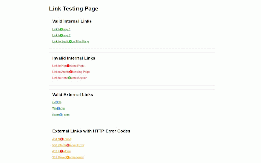 Link Highlighter :: Highlights links on a webpage - internal, external, subdomain links, with broken link detection option