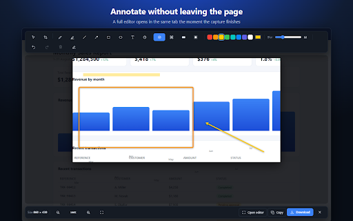 KT Screenshot — Full Page Screen Capture & Editor :: Capture full page, scrolling or selected area — then annotate, blur & pixelate. Fast, private, free, no sign-up.