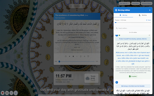 IlmTab - Islamic New Tab :: Islamic new tab with prayer times, Quran verses, hadith, adhkar, and beautiful Islamic content for daily spiritual connection.