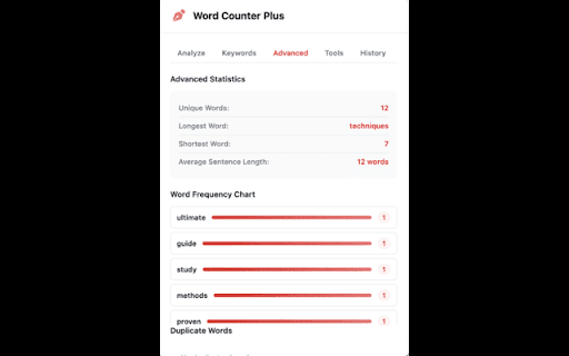 Word Counter Plus :: Analyze text instantly: word count, readability, keyword extraction, and offline export.
