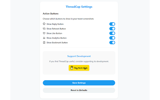 ThreadCap: Better Twitter Screenshots :: Capture screenshots of tweets and threaded conversations on Twitter/X.