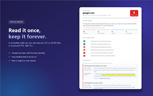 Fine Print Guard: Ad Blocker, Pop-up Blocker & Tracker Blocker :: Free ad blocker and pop-up blocker. Stops trackers, rejects cookie banners for you, and warns you about bad terms of service.