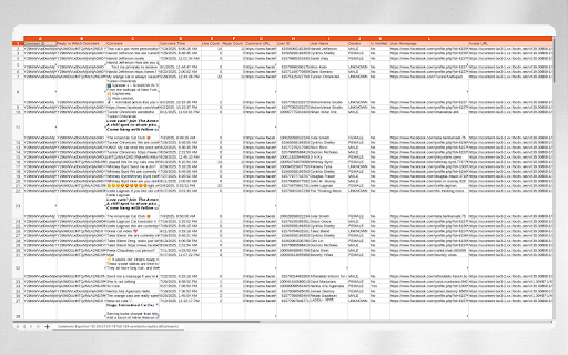 Comments Exporter for Facebook™ :: Export Facebook comments and replies to CSV with one click.