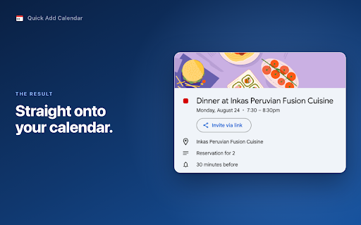 Quick Add Calendar :: ⚡ The scheduling assistant for Google Calendar.