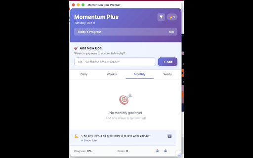Momentum Plus Planner :: Your daily accountability companion with smart goal tracking and hourly motivation