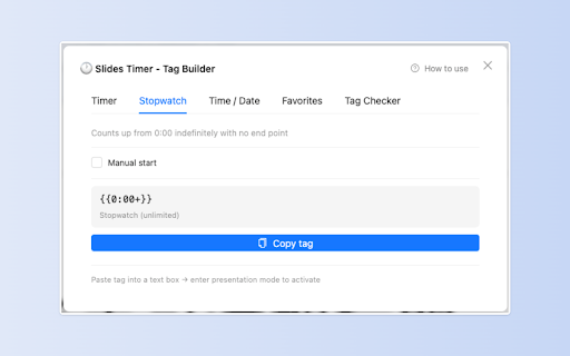 Live Slides Timer :: Add or insert a live countdown timer into your slides — visible to the audience during presentation. Works instantly.