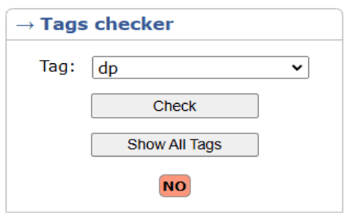Codeforces tags checker :: Easily check for specific tags to see if problems align with your expertise, avoid unnecessary hints.
