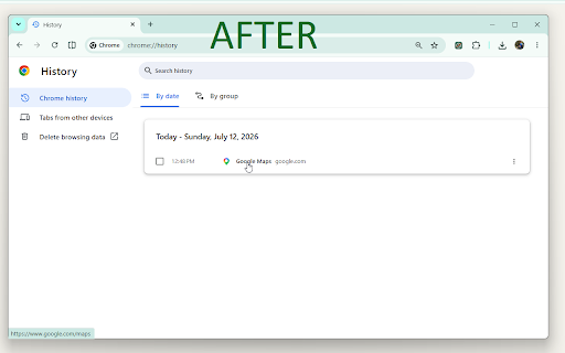 History Auto-Cleaner :: Automatically deletes visits to the websites you choose from your browser history.