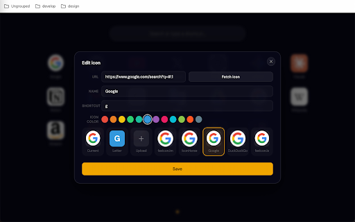 Urlist :: Open URLs with shortcut aliases. New tab becomes a draggable icon launchpad.
用别名一键打开常用网址,新标签页变身可拖拽的图标启动台。