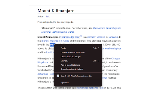 WordReference New Tab :: Quick access to WordReference translations with new tab