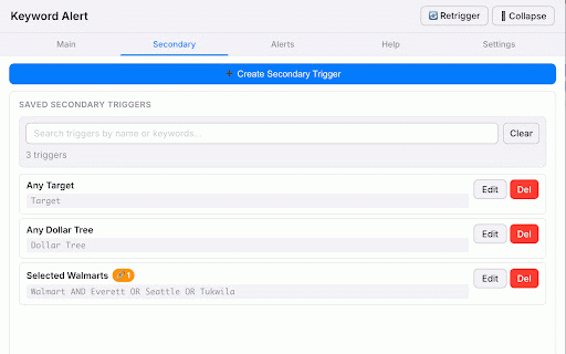 Keyword Alert :: Monitor websites for specific keywords and get instant alerts. Icon from Flaticon.