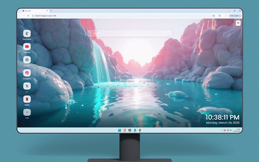 Frutiger Aero Wallpaper :: Bring the vibrant and glossy aesthetic of Frutiger Aero to your new tab with stunning wallpapers!