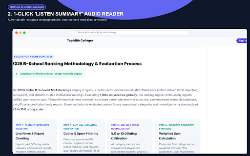 eWith.me AI Context Assistant :: Contextual AI assistant on any webpage: select text to rewrite, summarize, explain, create flashcards & quizzes.