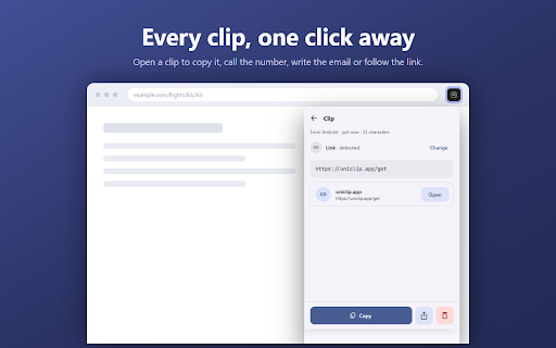 UniClip – Universal Clipboard for All Devices :: Copy on your phone, paste on your laptop. One clipboard that follows you across Android, iPhone, Chrome and the web.
